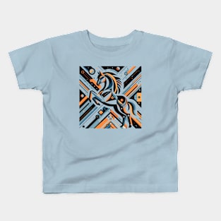 Abstract Animal Horse 3 Kids T-Shirt